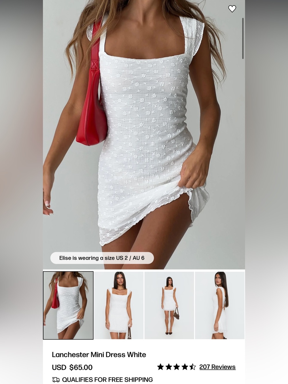 PRINCESS POLLY White Textured Sleeveless Dress - Classic Women's Summer Dress